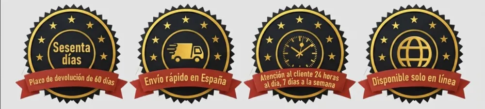 4 badges non transparent ES