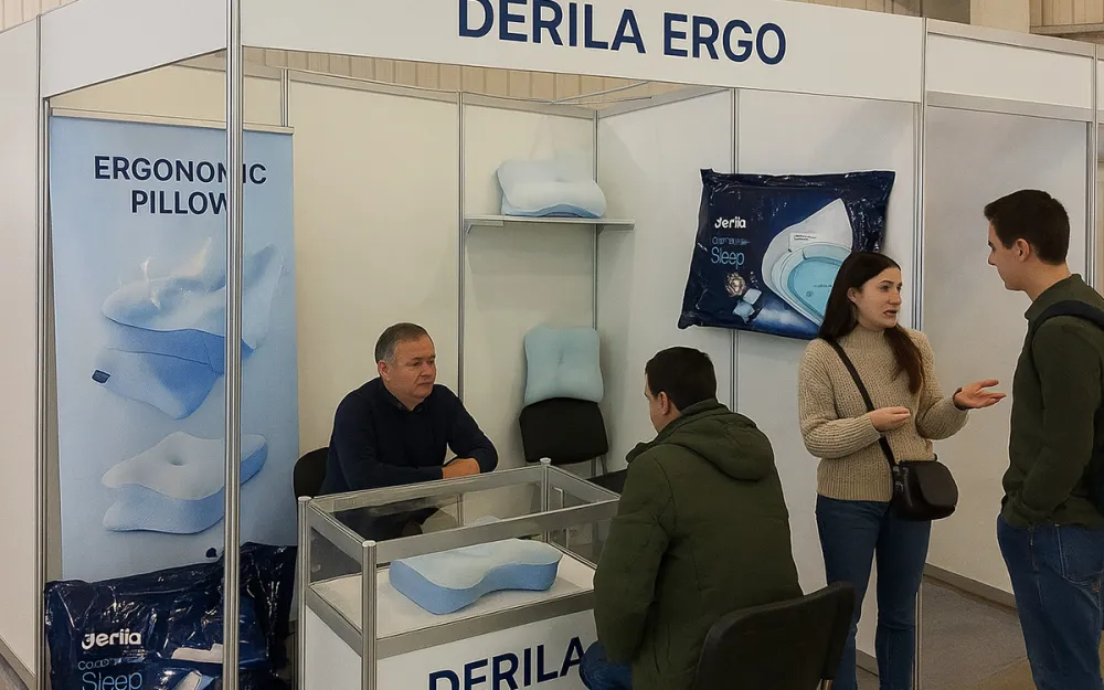 Derila Ergo booth at a conference