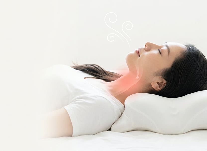 楽な呼吸、穏やかな睡眠。