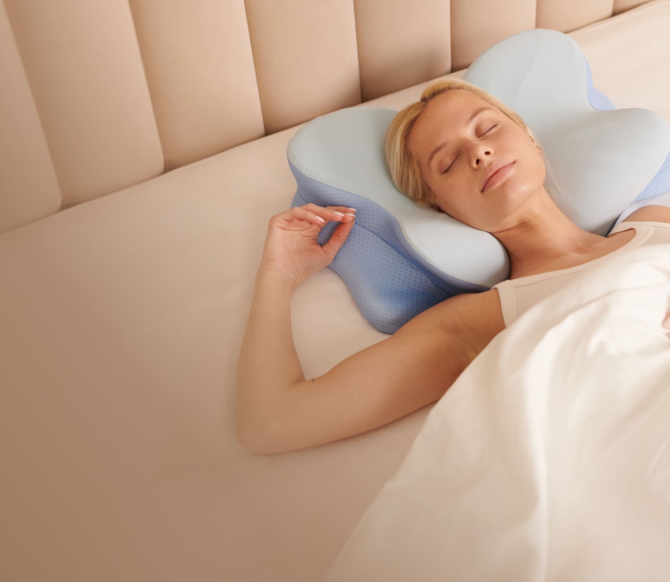 Derila Ergo pillow shown on the official product page